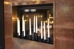 Hot Totem lysestage, mellem Kunstige Stearinlys
