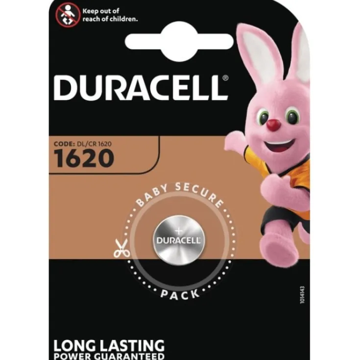 CR1620 batteri, 1 stk. Batterier|Duracell