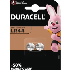 LR44 batterier, 2 stk. Batterier|Duracell