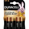 Plus AA batterier, 4 stk. Batterier|Duracell