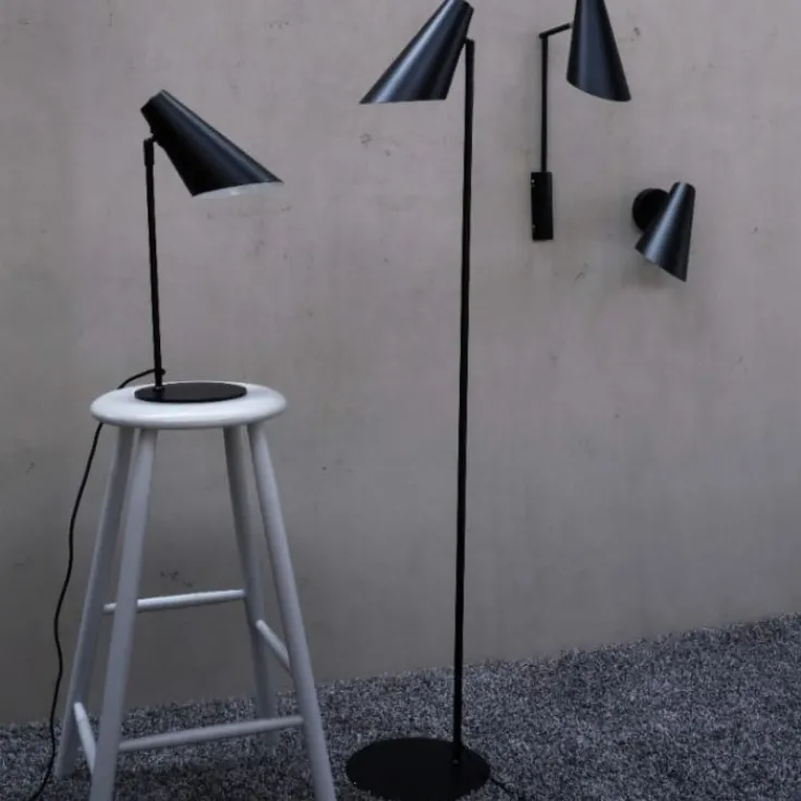 Cale gulvlampe, sort Gulvlamper|Dyberg Larsen