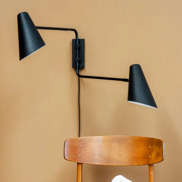 Best Cale væglampe, 2 arme Dyberg Larsen