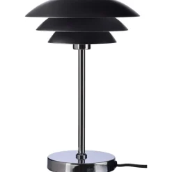 Best DL20 bordlampe, krom/sort Bordlamper|Dyberg Larsen