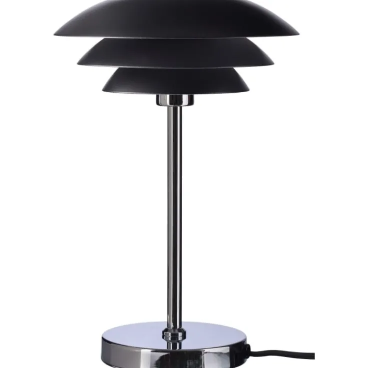 Best DL20 bordlampe, krom/sort Bordlamper|Dyberg Larsen