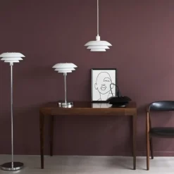 Online DL31 gulvlampe, hvid Gulvlamper|Dyberg Larsen