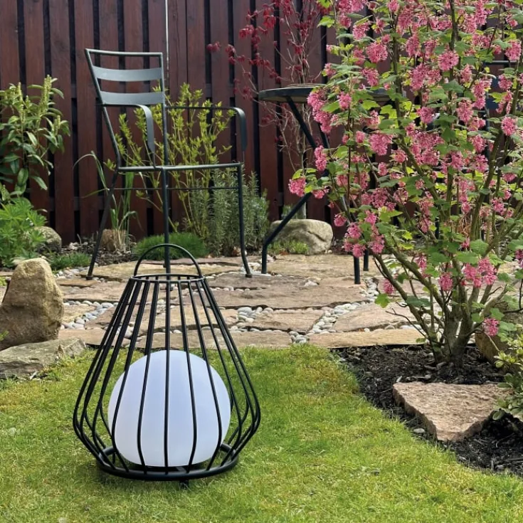 Evesham solcelle lanterne, grøn, Udendørs Bordlamper|Solcellelamper