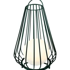 Clearance Evesham solcelle lanterne, grøn, Udendørs Bordlamper|Solcellelamper