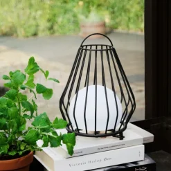 Outlet Evesham solcelle lanterne, sort, Udendørs Bordlamper|Solcellelamper