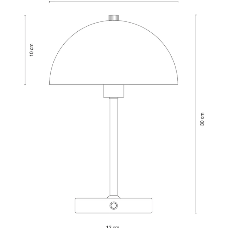Discount Stockholm genopladelig bordlampe, Genopladelige Lamper|Dyberg Larsen