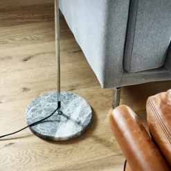 Stockholm gulvlampe, krom Gulvlamper|Dyberg Larsen