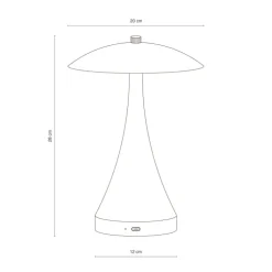 New Vienna genopladelig bordlampe, Genopladelige Lamper