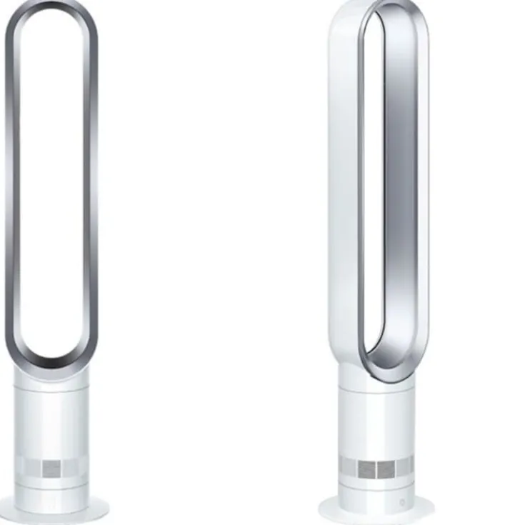 New AM07 Cool gulvventilator, 100 cm, hvid/sølv Gulvventilatorer