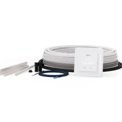 gulvvarmesæt med varmekabel & termostat, bluetooth, 960W, 86 meter Varmekabler & Frostsikring