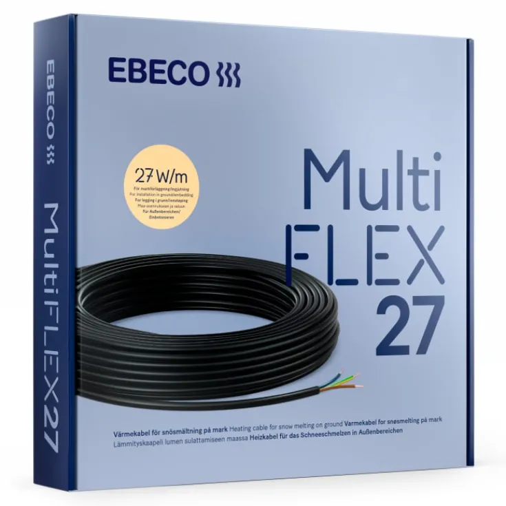 Outlet Multiflex 27 varmekabel, 630W, 23,5 meter Varmekabler & Frostsikring