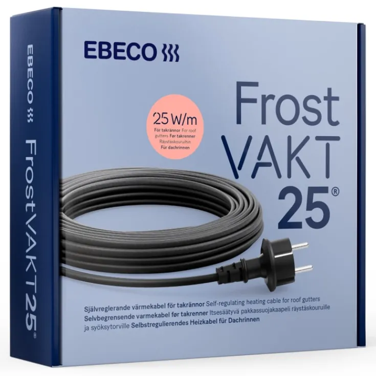 Sale selvregulerende frostsikringskabel, F-25, 400W, 16 meter Varmekabler & Frostsikring