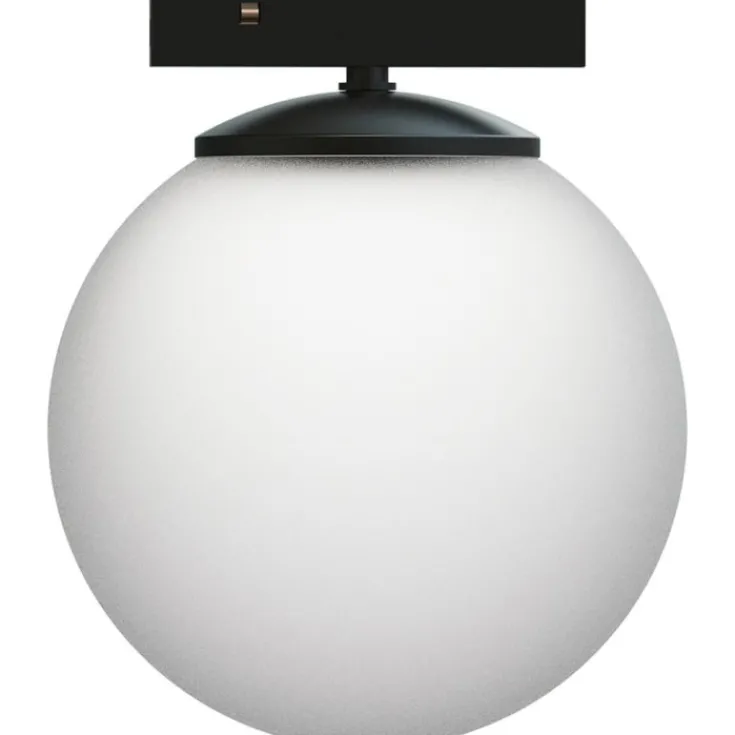 Outlet Click kugle skinnespot, sort/opal Skinnespots