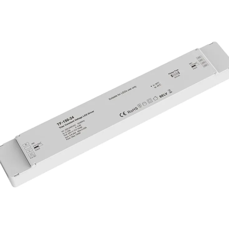 Online LED driver, TRIAC/PUSH dæmpbar, 24V, Transformere & Drivere
