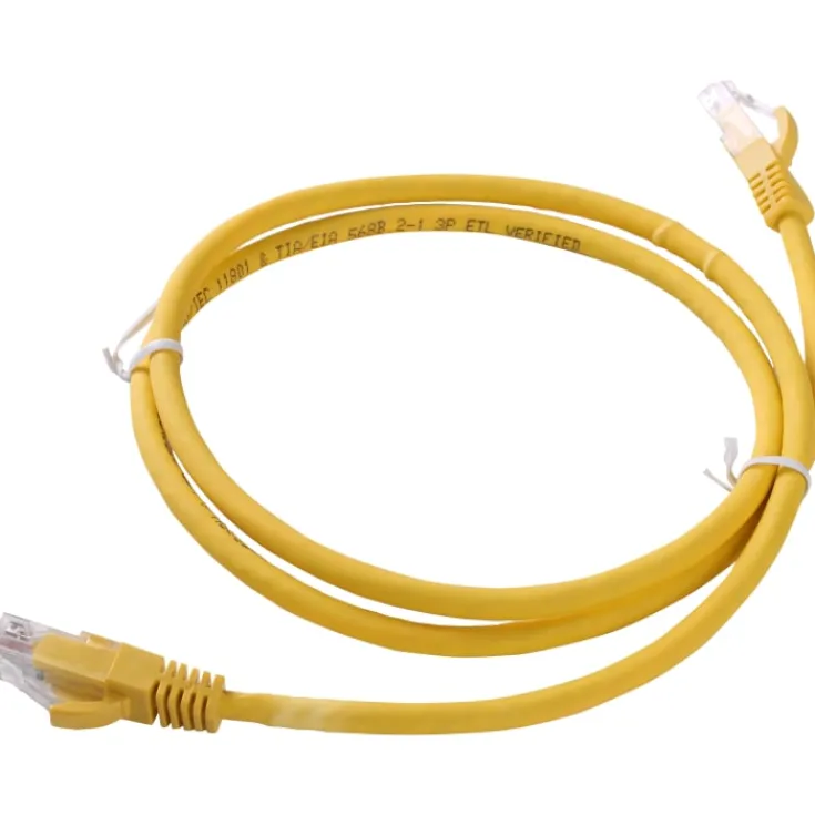 Clearance patchkabel , gul Internet Kabler