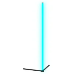 Clearance gulvlampe med farvet lys & mikrofon Gulvlamper
