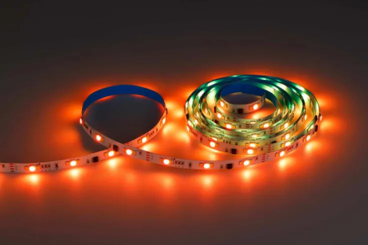 Discount LED strip med farvet lys & mikrofon, Led Strips