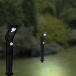 Discount solcelle bedlamper, 2 stk. Solcellelamper|Udendørs Batterilamper