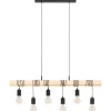 Outlet Townshend langbordspendel, 6 lamper, sort Loftlamper