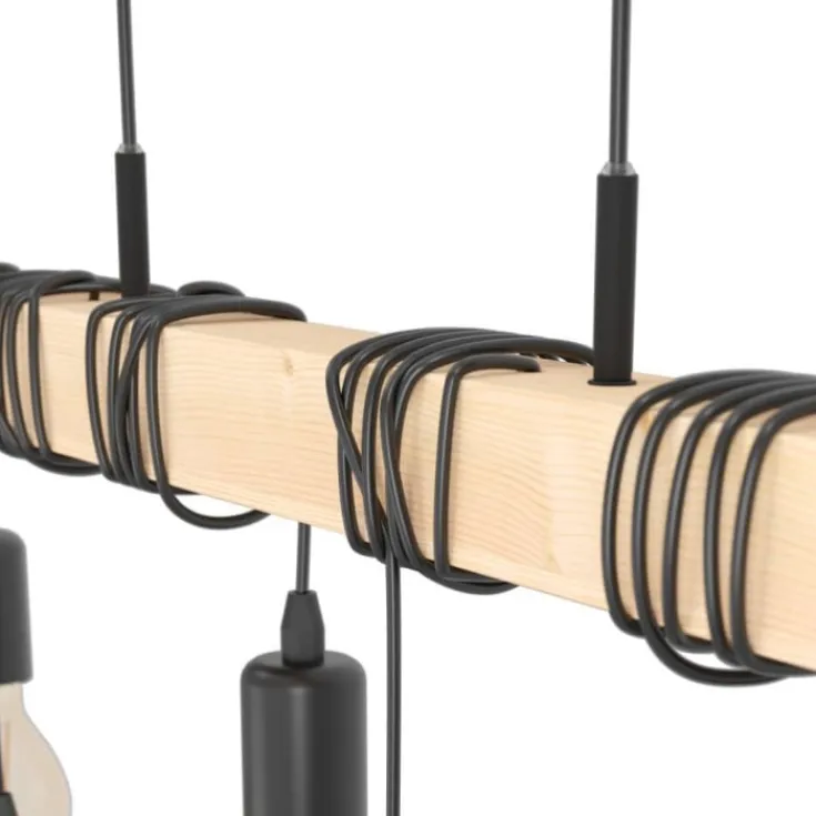Outlet Townshend langbordspendel, 6 lamper, sort Loftlamper