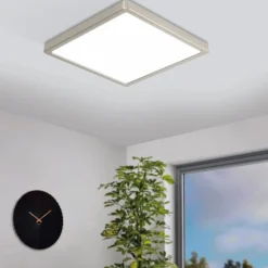 Online Z Fueva Bath loftlampe, børstet stål, Indendørs Belysning