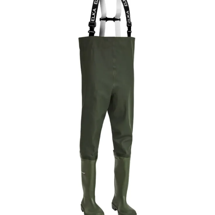 Discount Elka waders, olivengrøn, str. Støvler