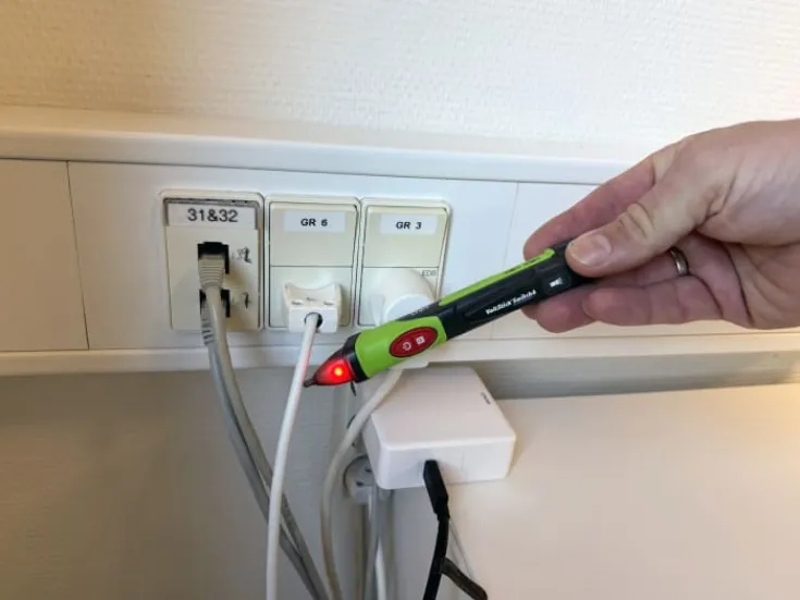 Voltstick, dual polsøger Kabel- & Ledningssøgning