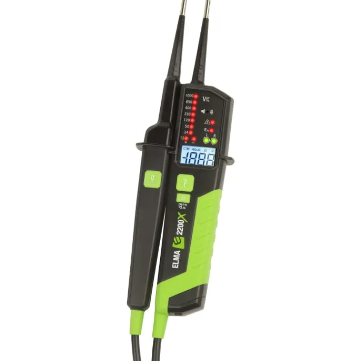 Discount 2200X spændingstester 3-i-1 m/ 30mA belastningstest Spændings- & Fasetestere