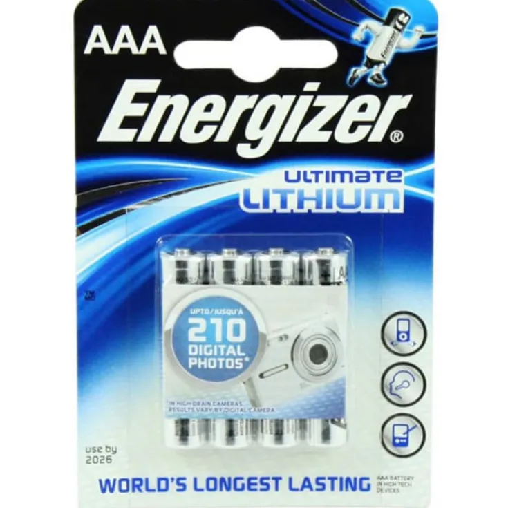 Hot AAA batterier, 4 stk. Batterier