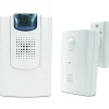 New EnsoNordic dørklokke, trådløs, 50 m, sensor, hvid Dørklokker