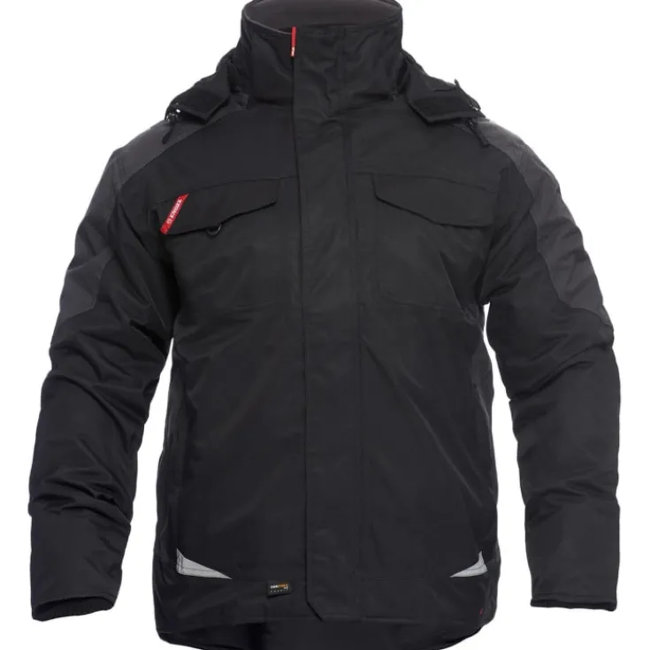 Clearance FE Engel Galaxy vinterjakke, sort/koksgrå, str. 5XL Jakker & Veste