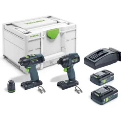 Outlet TID 18 HPC 4,0 I-Set T18 kombipakke slagbor/skru Bore- & Skruemaskiner