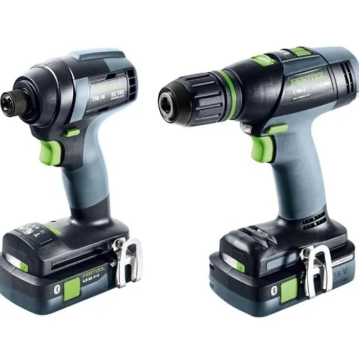 Outlet TID 18 HPC 4,0 I-Set T18 kombipakke slagbor/skru Bore- & Skruemaskiner
