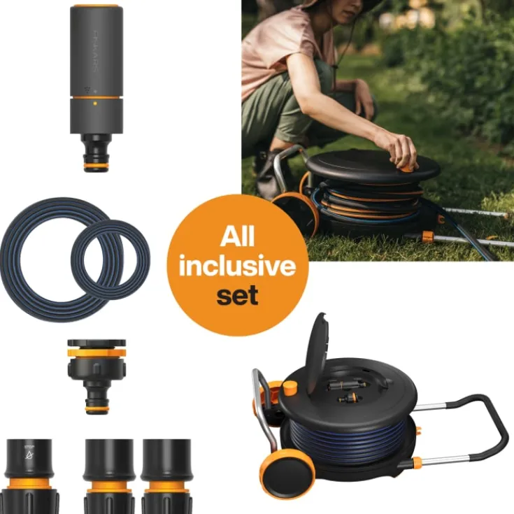 Outlet Compact L haveslangevogn, 30 meter Vandingssystemer