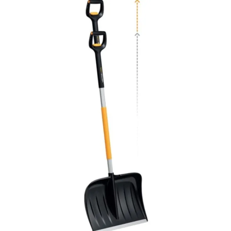 New X-series sneskraber, teleskophåndtag Haveredskaber
