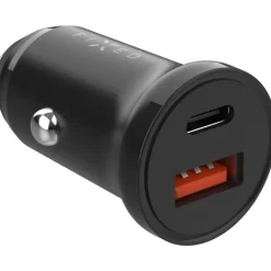 universal biloplader, USB-C PD/USB-A, sort Mobil, Pc & Data