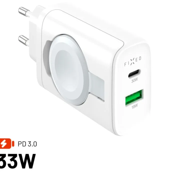 Online USB-A & C adapter med Apple watch oplader Mobil, Pc & Data