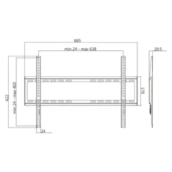 New Fjernsynsbeslag tyndt, 37-70"/35kg Tv Ophæng & -Stativer