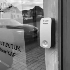 Hot Foss Trend Bluu 1 dørklokke, trådløs, 150 m, grå Dørklokker