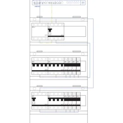 Sale Færdigmonteret gruppetavle LLK3.T.2H.3K.8L Tavler & Skabe