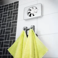 Outlet Intellivent 2.0 badventilator, fugtstyring, timer, Ø100 mm, Badeværelsesventilatorer