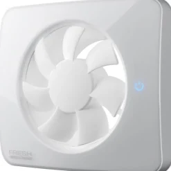 New Intellivent SKY badventilator, app styring, Ø100 mm, hvid Badeværelsesventilatorer