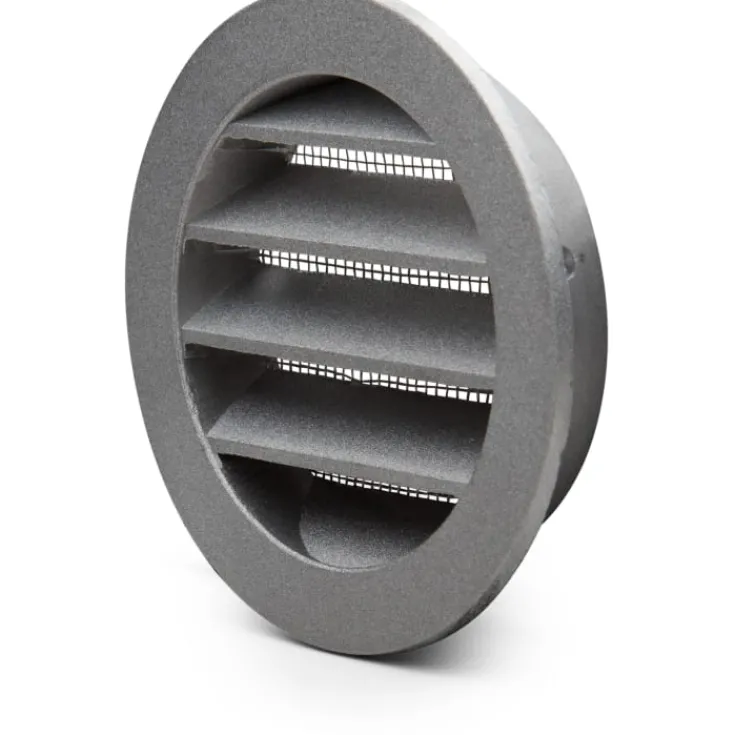 Clearance murrist, Ø8 cm, aluminium Ventilationsriste