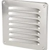 Discount murrist, 155x155 mm, firkantet, aluminium Badeværelsesventilatorer