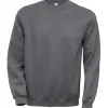 New Acode Klassisk sweatshirt, mørkegrå, str. L Trøjer, Hoodies Og Sweatshirts