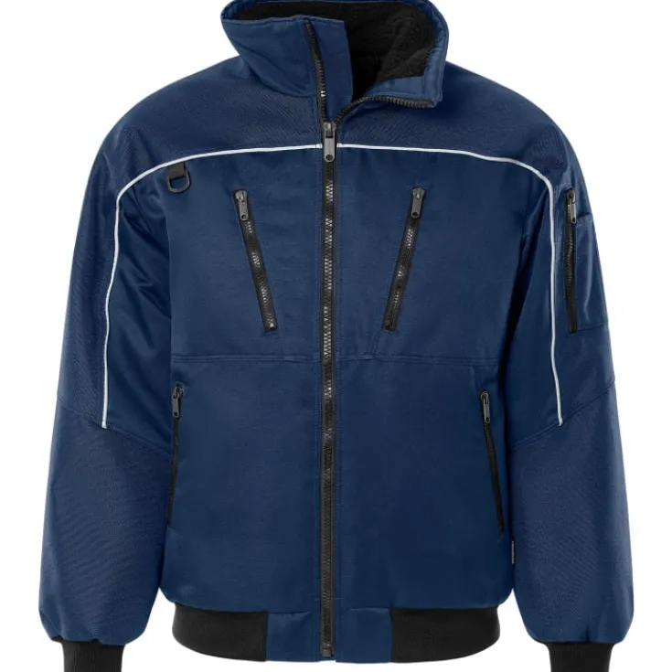 Hot 464 pilotjakke, mørk marineblå, str. XS Jakker & Veste