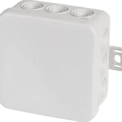 Discount F-tronic E125 samledåse, 75x75x40 mm, lysegrå Samledåser